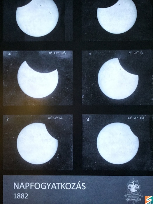 Az 1882. május 16-i részleges napfogyatkozáskor rögzített képek Gothard Jenő első ismert csillagászati felvételei.