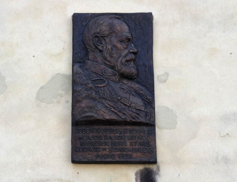 Emléktábla: III. Lajos bajor király