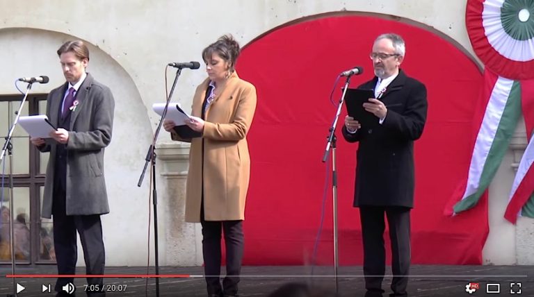 A Weöres Sándor Színház művészeinek műsora 2017. március 15-én