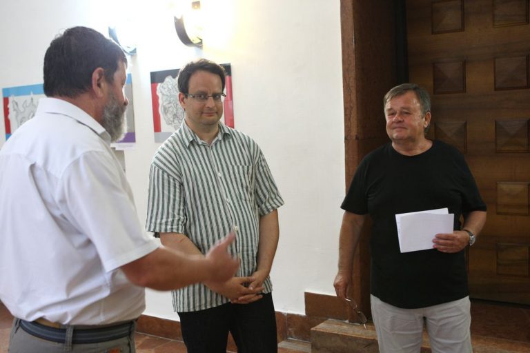 Pálvölgyi M. Tamás kiállítása a Folyosó Galériában
