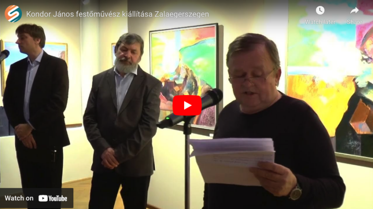 Kondor János kiállítása Zalaegerszegen
